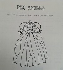 Cherishables Carousel Crafts Rag Angels Ornament Pattern Unassembled Kit 6 in