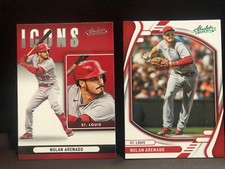 2022 Panini Absolute Icons Nolan Arenado # I-15 & Green Base #40 Cardinals