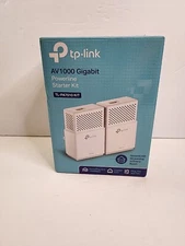 TP-Link AV1000 Gigabit Passthrough Powerline Starter Kit TL-PA7010P OPEN BOX 
