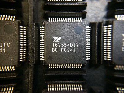 XR16V554DIV-F EXAR XR16V554DIV IC UART FIFO 16B QUAD 64LQFP SMD ROHS 1 UNIT