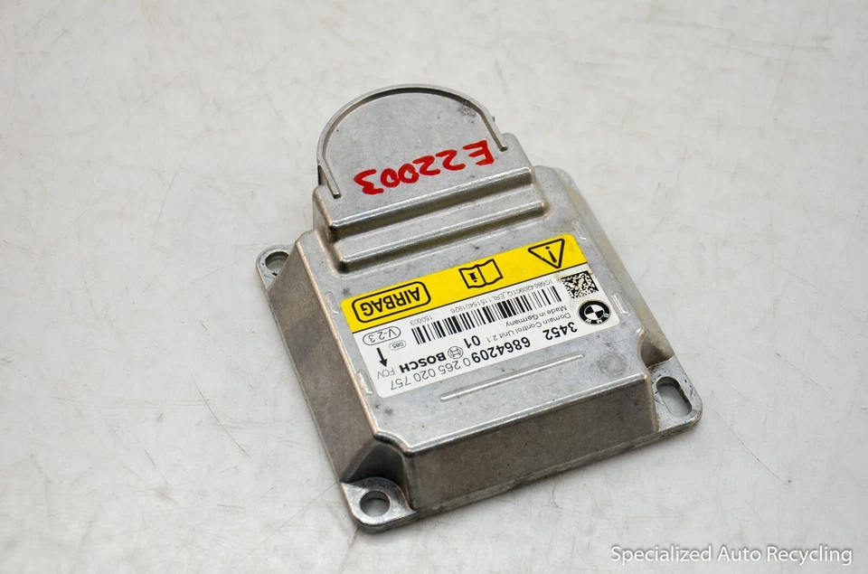 2015 BMW 535I CRASH CONTROL MODULE 0 265 020 757 - Image 2 of 4