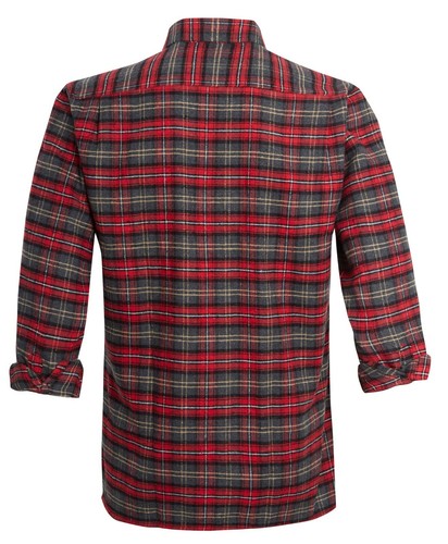 Camicie a scacchi uomo manica lunga Lumberjack flanella lavoro casual con bottoni S -5XL - Foto 16 di 19