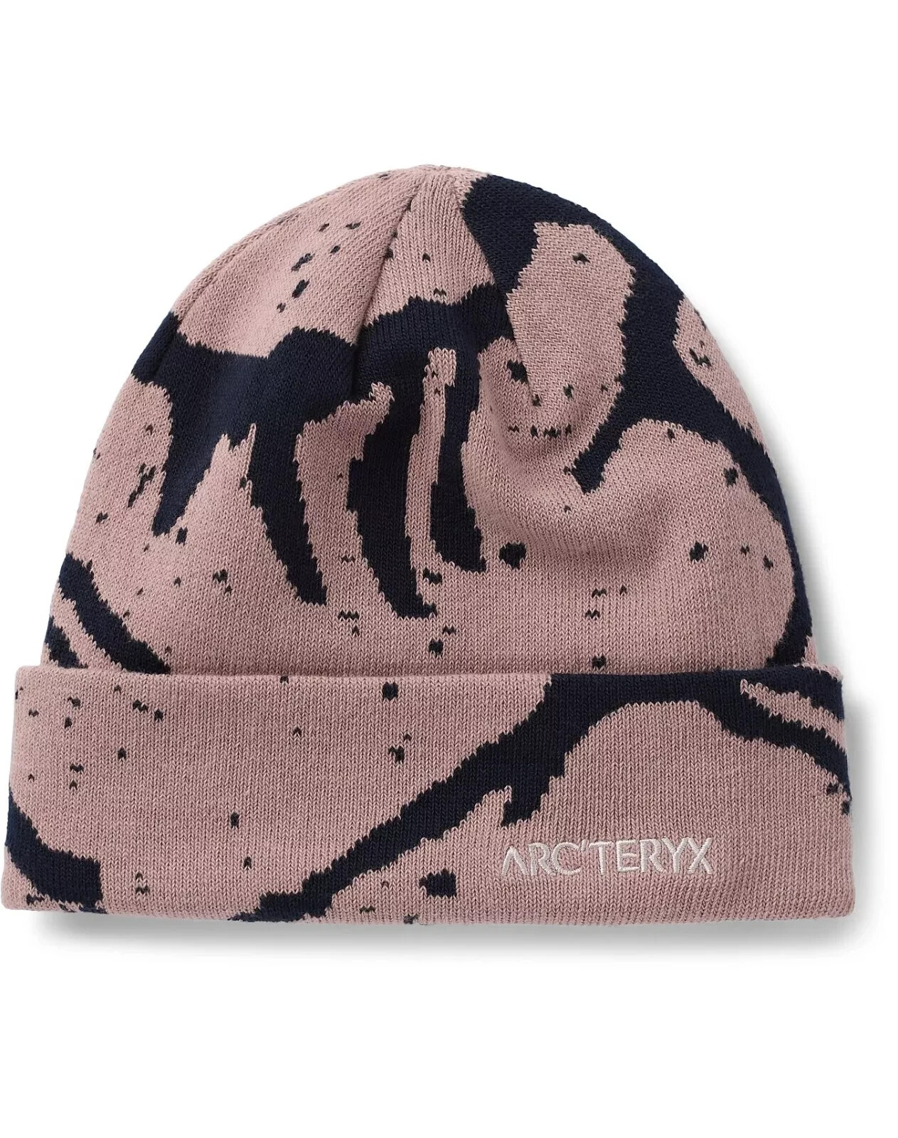 Cappello ARC'TERYX GROTTO TOQUE BEANIE velluto chiaro sabbia zaffiro nero logo 2022