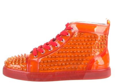 Louboutin MEN Hitops 43.5=US 9.5 $1295 Christian Louboutin Sneakers High Top Spikes Mens Sz  main image 4