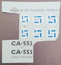 Směr | No. 0857 | 1:72 Caudron Renault C.714 Cyclone Finland Decals