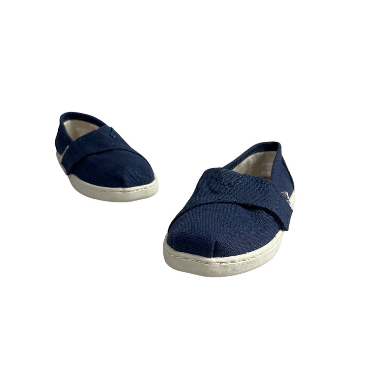 BNWT Toms Men\'s Navy Canvas Slip-On Loafers with Tan Accent size 10.5 Mens Resident Plus Navy Heritage Canvas – TOMS.com main image 3