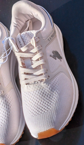 EE. UU. Polo Assn. Mujer Off White/Marfil Zapatillas Informales Reino Unido talla 7.5/US 10/EUR42 - Imagen 7 de 13
