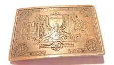 BERGAMOT BRASS WORKS Vtg. 1975 INTERESTING OLD WORLD CUSTOM DESIGN VERY SCARCE