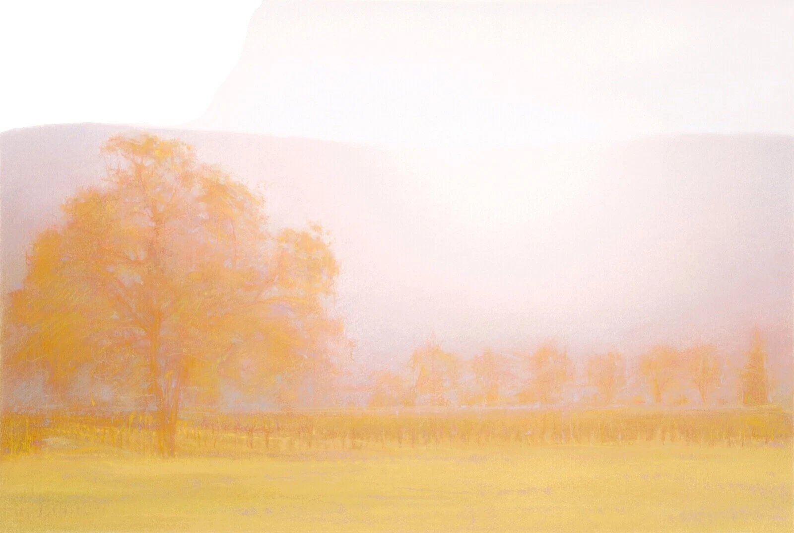 Impresiones artísticas de paisaje tonalismo