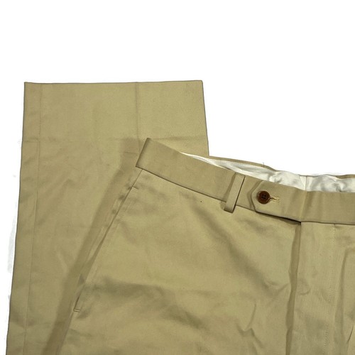 Brooks Brothers Pants Mens 33 x 32 Yellow Cotton New NWT Trousers Chino Dress - Picture 4 of 9