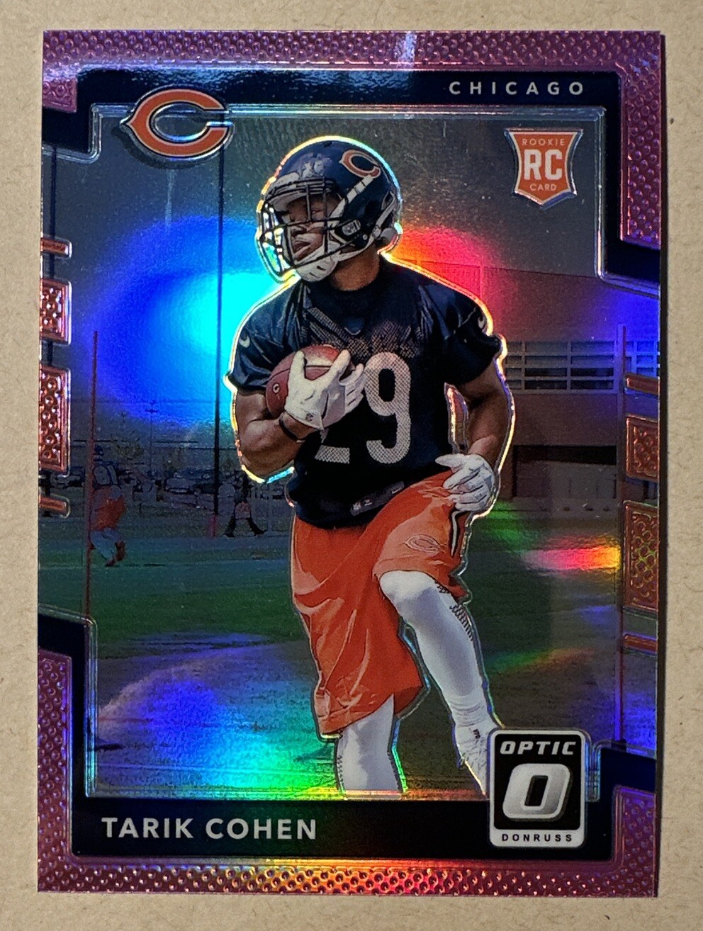 2017 Donruss Optic TARIK COHEN Rookie Holo Silver Prizm #134 CHICAGO BEARS