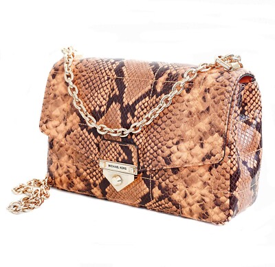 Michael Kors Women's Bag Purse Soho Quilited LG Chain Cantaloupe New 