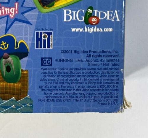 VHS VeggieTales - The Ultimate Silly Song Countdown 2001 Big Idea - Picture 4 of 6