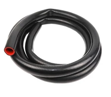 10ft 1-Ply Reinforced 25mm 1" ID High Temperature Silicone Heater Hose BLACK
