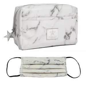 white marble purse