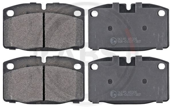 36145 A.B.S. Brake Pad Set, disc brake for BEDFORD,LOTUS,OPEL,VAUXHALL
