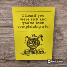 Humor Funny Get Well Him Her Friend Greeting Card