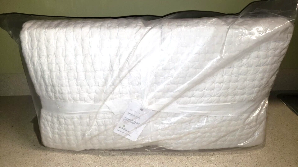 NEW Pottery Barn Pick-Stitch Quilt STEWART Plaid KING / Cal King REVERSIBLE - Image 2 of 4