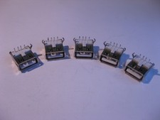 USB-A PCB Right Angle Connector Receptacle Male Jack 4-Pin - NOS Qty 5