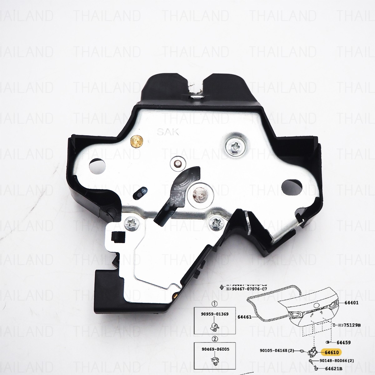 Tailgate Door Trunk Compartment Lock For Toyota Corolla Vios Yaris