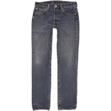 Levi's 501  Homme Bleu Straight Regular Stretch Jeans W31 L34 (108969)