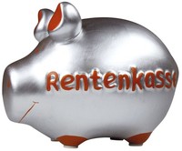"Kcg 100490 Spardose Schwein \"Rentenkasse\" Keramik Klein"