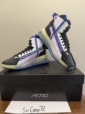Nike Air Max 720 Saturn White Pink Blast Black AO2110-101 Men's Size 8.5 New