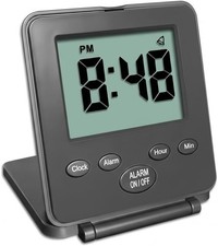 Digital Travel Alarm Clock No Bells No Whistles Simple Basic Operation Loud