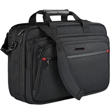 Laptop Briefcase for Men Women, Fits Up to 17.3 Inch Laptop Expandable Premiu...