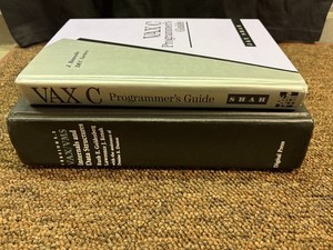 Lot of 2 VAX Books: VAX/VMS Internals and Data Structures V5.2, VAX C Prog Guide
