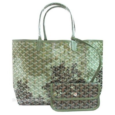 Goyard Saint St. Louis PM Tote Bag Fuchsia Spring 2023 LIMITED Khaki Neu JPN