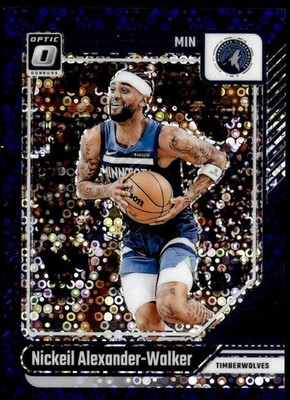 2024-25 Donruss Optic #4 Nickeil Alexander-Walker Fast Break Purple #/99