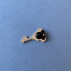 Disney Mickey Mouse Single Pin Trading Head Key Theme Black Red Yellow — photo 2