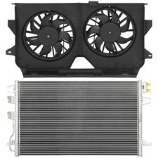 Electric Ac Condenser Cooling Fan Kit For 2005-2007 Dodge Caravangrand Caravan