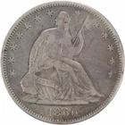 1860 Liberty Seated Half Dollar VF Uncertified #201