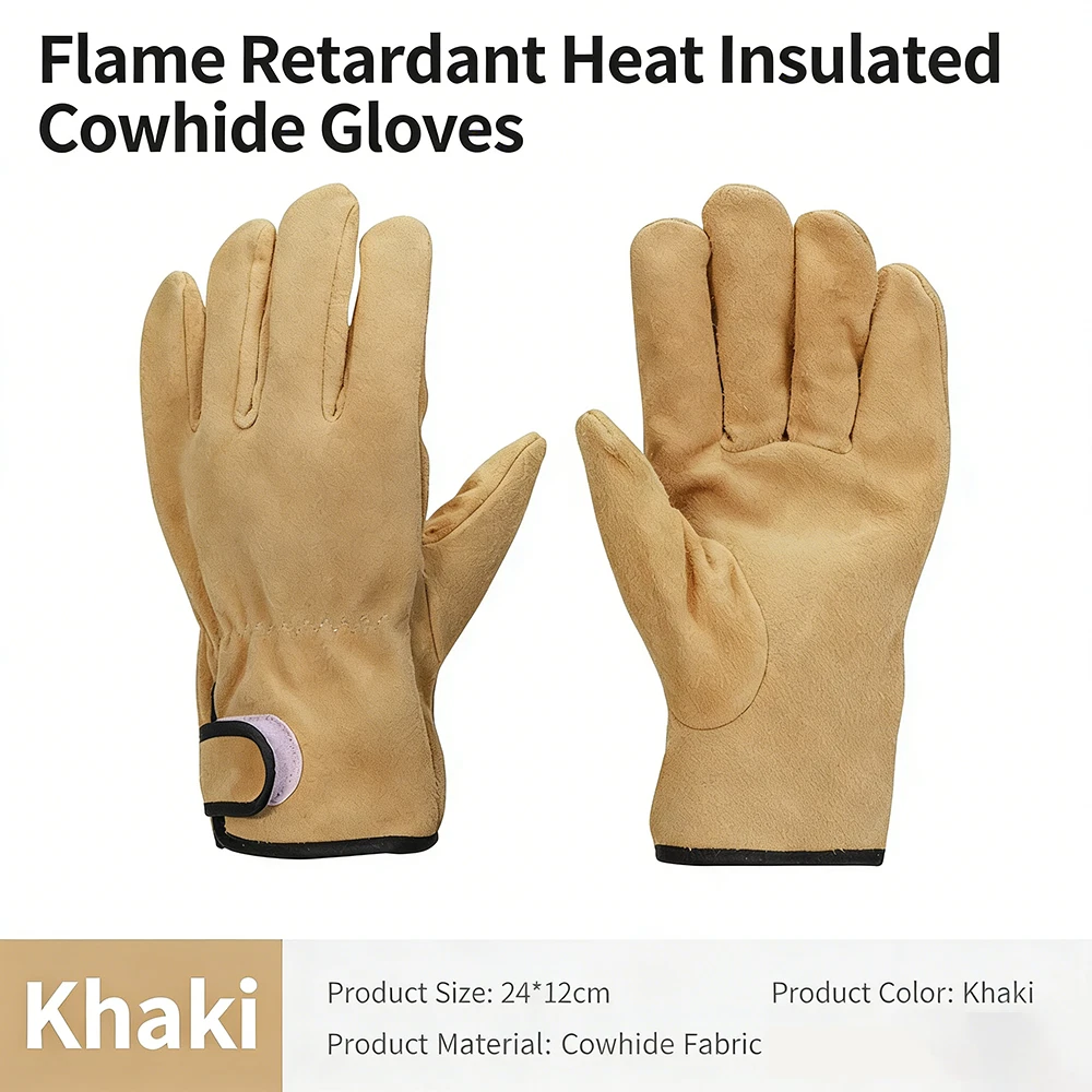 Functional Flexible Stable Easy to Use Camping BBQ Heat Resistant Gloves Sleeves