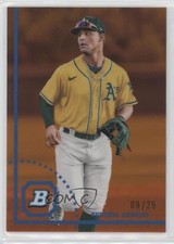 2022 Bowman Heritage Orange Refractor 9/25 Euribiel Angeles #BHPC-111 0i4k