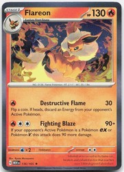 Flareon 136/165 Scarlet & Violet 151 Holo Rare