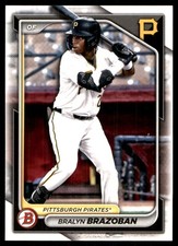 Bralyn Brazoban 2024 Bowman Draft #BD-124 Pirates MLB READ FREE SHIPPING
