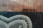 set of 3 princess lace like vinyl/plastic vintage placemats 19x12in Italy — photo 7