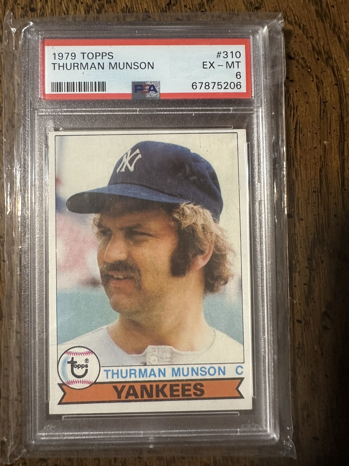 1979 Topps Thurman Munson #310 PSA 6 EX-MT New York Yankees