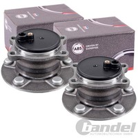 2X A.B.S. RADLAGER-SATZ Mit ABS-RING Hinten Passend FüR Mazda 3 6 CX-5