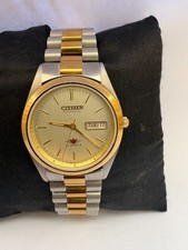 Citizen Mens 21 Jewels Day&Date  RX  Bracelet Watch 4-R01363