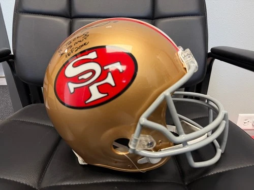 49er's Joe Montana Signed F/S Authentic, w/ "4x SB Champ" "3x SB MVP" "HOF 2000"
