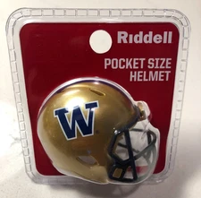 NEW 2025 RIDDELL Washington Huskies pocket pro helmet in package Big Ten Pac-12
