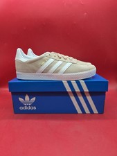 Adidas Gazelle J Pink Tint White Sneakers Shoes H01512 Youth 5.5