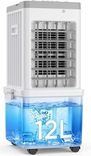 Portable Air Conditioner, 4-In-1 Evaporative Air Cooler Fan, 70W Space-Saving De