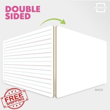 Scribbledo 24 Pack 9x12 Whiteboard Lined Dry Erase Boards Kids