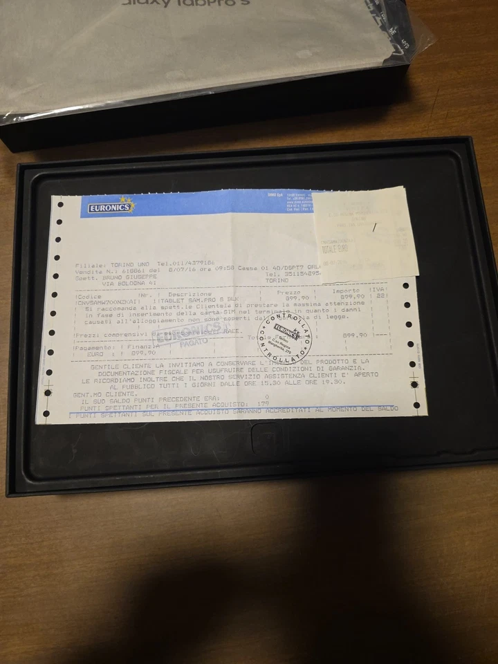 Samsung Galaxy Tab Pro S INTEL CORE M3 6Y30 4GB RAM 128GB SSD Windows 10 - Immagine 3 di 4