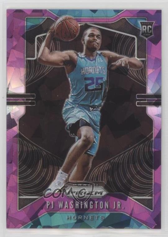 2019-20 Panini Prizm Purple Ice 112/149 PJ Washington Jr #258 Rookie RC 14cm